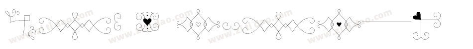 love story字体转换